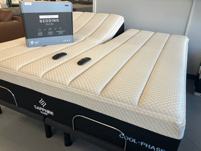 Adjustable base bundle example at BoxDrop Morgantown