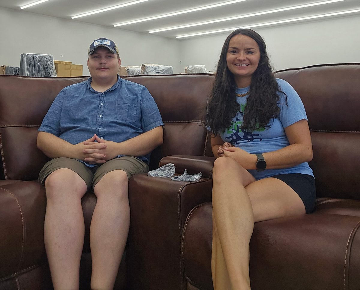 Cierra and Tanner of BoxDrop Furniture Morgantown